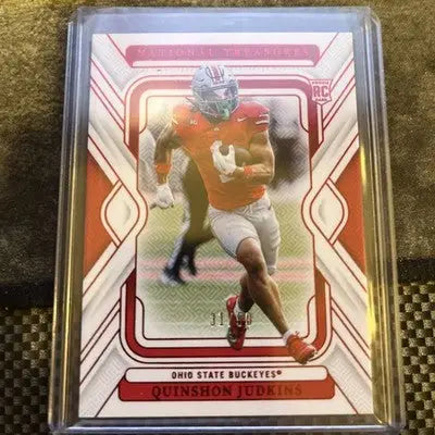 Quinshon Judkins 2025 National Treasures Collegiate RC /50 - Football Card Single