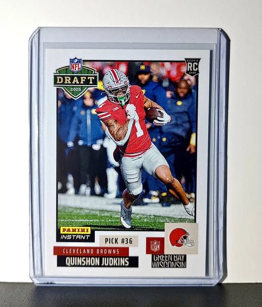 Quinshon Judkins Rookie 2025 NFL Draft #26 Card Cleveland Browns 1 of 788 - Football Card Single