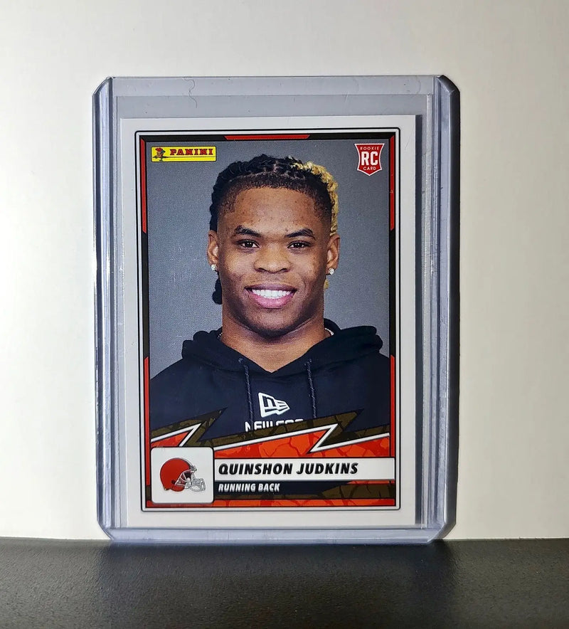Quinshon Judkins Rookie 2025 Panini NFL #83 Sticker Card Cleveland Browns - Football Card Single