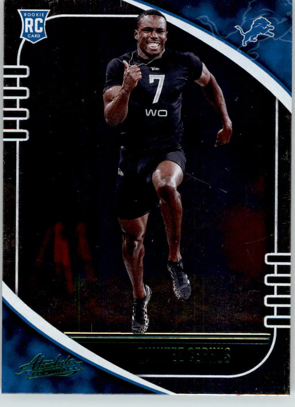 Quintez Cephus - 2020 Panini Absolute - #187 - Green Rookie Football - Football Card Single