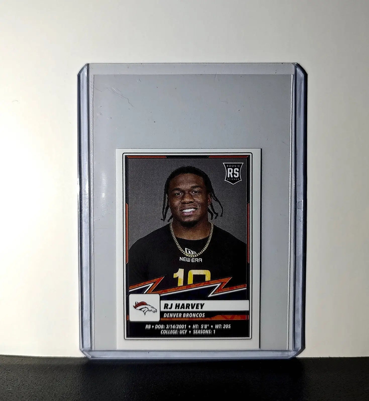 R.J. Harvey Rookie 2025 Panini NFL #234 Sticker Denver Broncos - Football Card Single