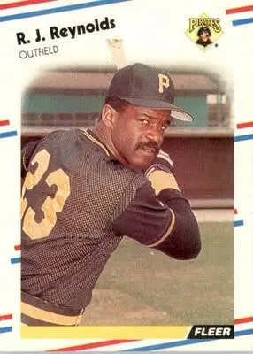 R.J. Reynolds - 1988 Fleer - #339 - Baseball - Baseball Card Single
