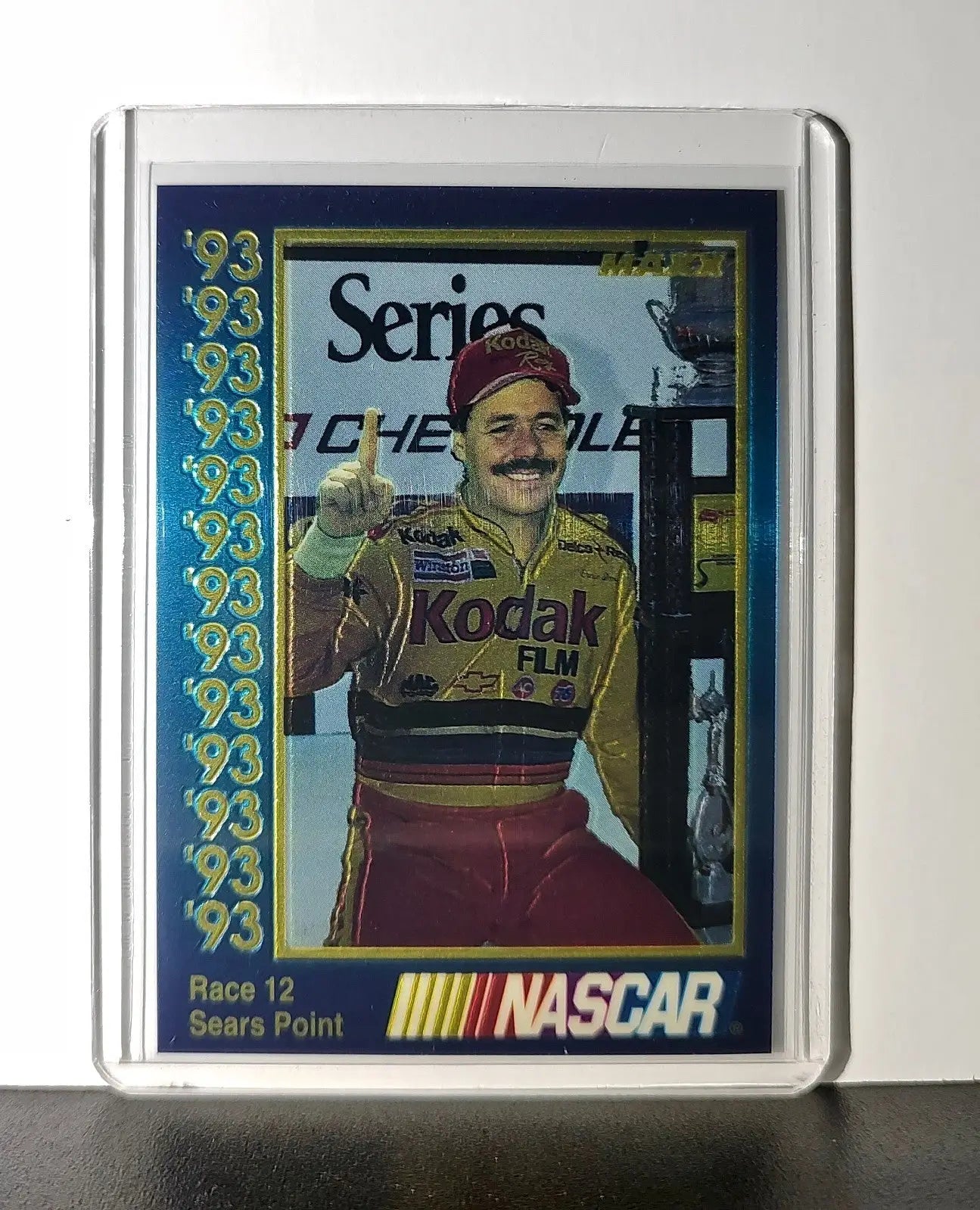 Race 12 Sears Point YR 1993 Maxx Premier Plus Racing #191 NASCAR Card