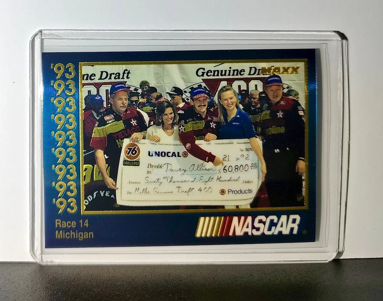Race 14 Michigan YR 1993 Maxx Premier Plus Racing #193 NASCAR Card Robert Yates - Racing Card Single