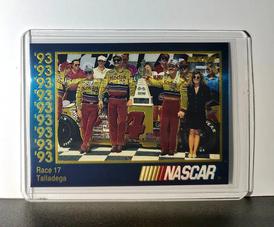 Race 17 Talladega YR 1993 Maxx Premier Plus Racing #196 NASCAR Card - Racing Card Single