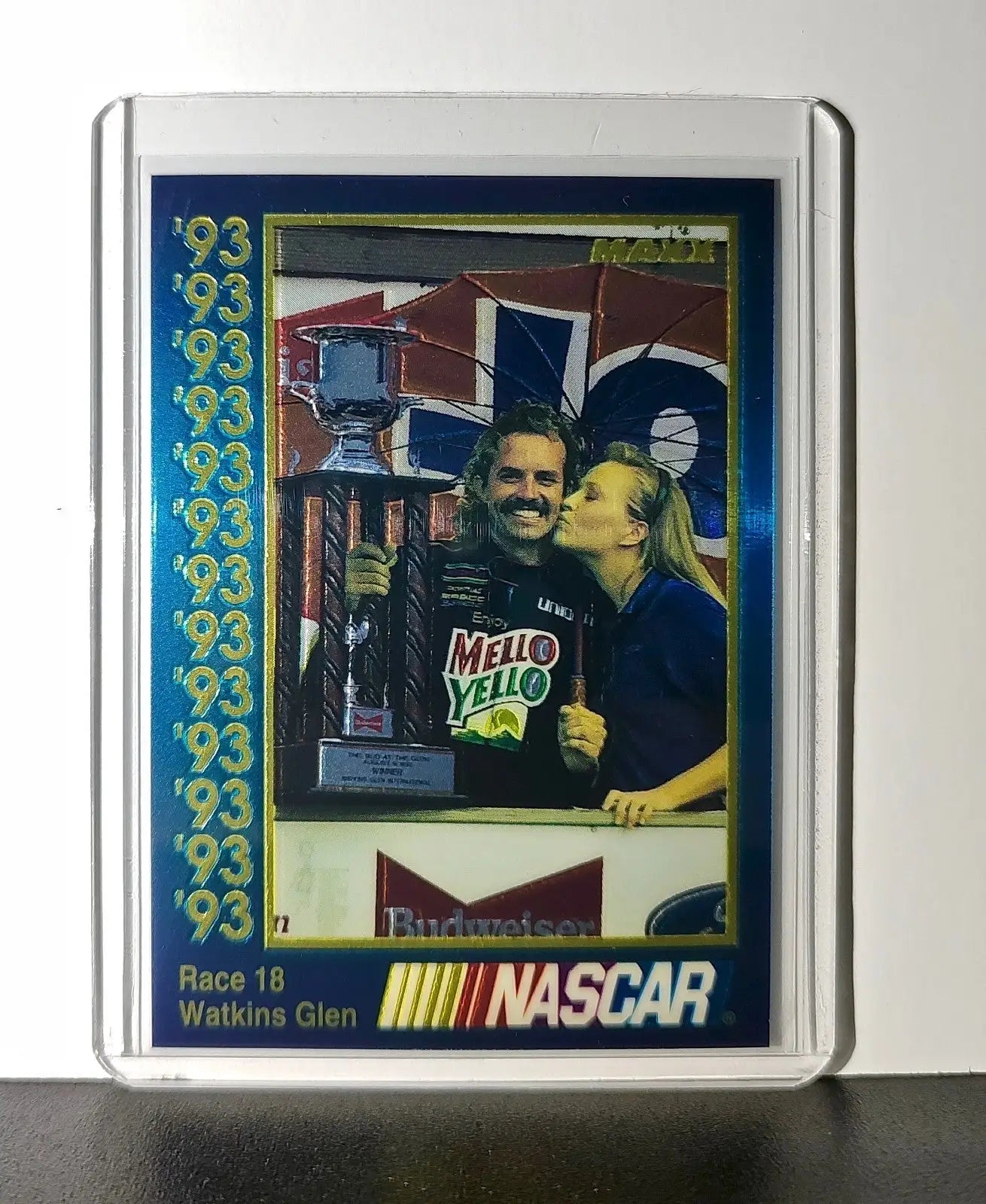 Race 18 Watkins Glen YR 1993 Maxx Premier Plus Racing #197 NASCAR SABCO Racing - Racing Card Single