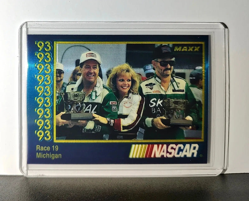 Race 19 Michigan YR 1993 Maxx Premier Plus Racing #198 NASCAR Card - Racing Card Single