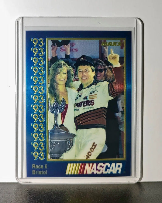 Race 6 Bristol YR 1993 Maxx Premier Plus Racing #184 NASCAR Card AK Racing - Racing Card Single