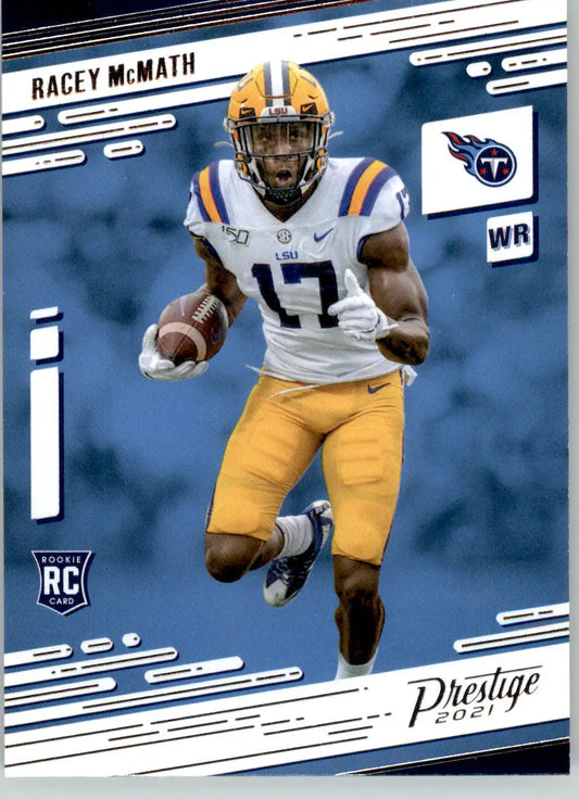 Racey McMath - 2021 Panini Prestige - #293 - RC Football - Football Card Single
