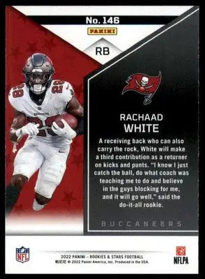 Rachaad White Rookie 2022 Panini Rookies & Stars #146 Tampa Bay Buccaneers