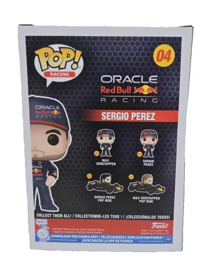 Racing - Sergio Perez #04 Oracle Red Bull Racing Funko Pop - Funko Pop