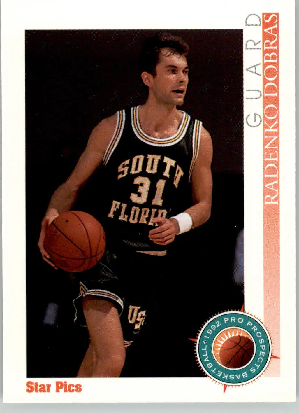 Radenko Dobras - 1992 Star Pics - #37 - Basketball - Basketball Card Single