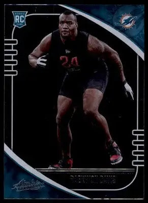 Raekwon Davis Rookie 2020 Panini Absolute Retail #188 Miami Dolphins