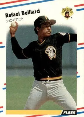 Rafael Belliard - 1988 Fleer - #321 - Baseball - Baseball Card Single
