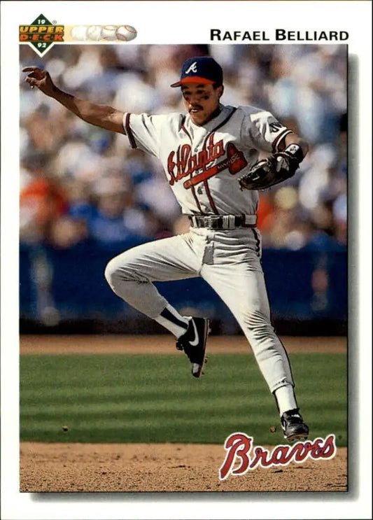 Rafael Belliard 1992 Upper Deck MLB #510 Baseball Card Atlanta Braves - Baseball Card Single