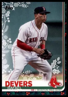 Rafael Devers 2019 Topps Holiday #HW36 Boston Red Sox - Baseball Card Single