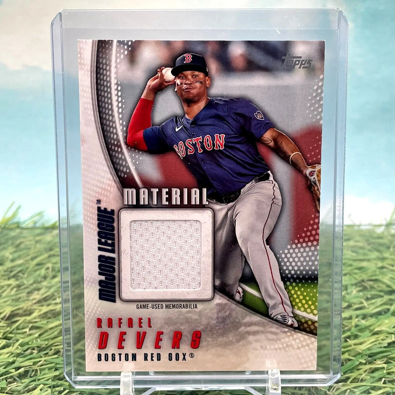 Rafael Devers 2025 Topps Series 1 Major League Materials Relic Boston Red Sox - Baseball Card Single
