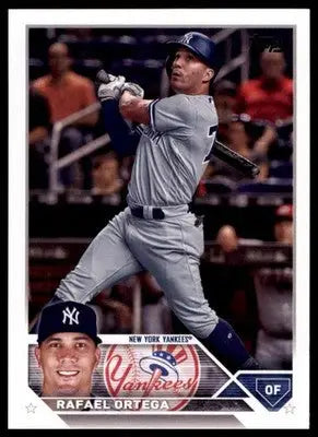 Rafael Ortega 2023 Topps #607 New York Yankees - Baseball Card Single