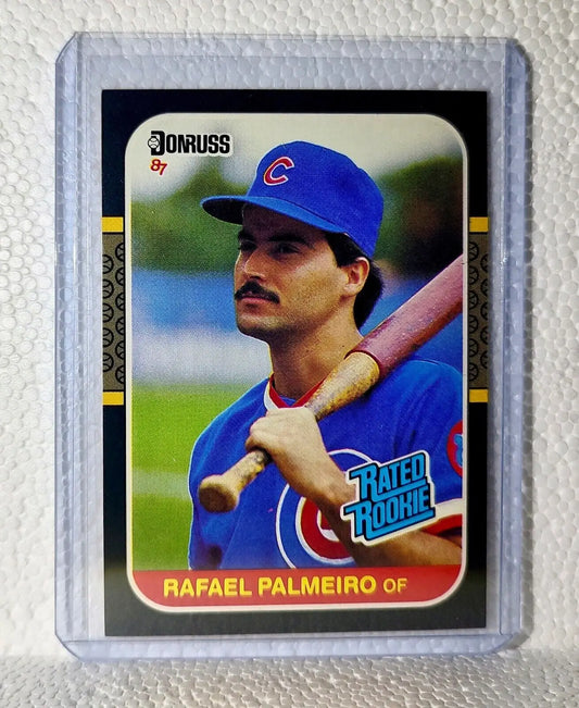Rafael Palmeiro 1987 Donruss MLB #43 Rated Rookie Baseball Card Chicago Cubs - Baseball Card Single