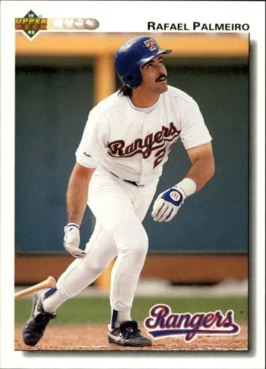 Rafael Palmeiro 1992 Upper Deck MLB #223 Baseball Card Texas Rangers - Baseball Card Single