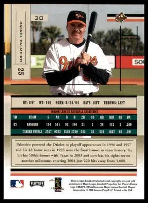 Rafael Palmeiro 2004 Playoff Absolute Memorabilia Retail #30 Baltimore Orioles - Baseball Card Single
