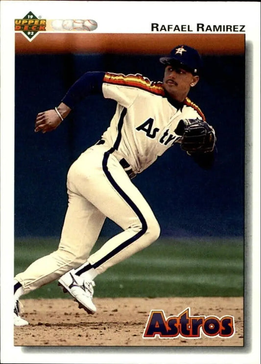 Rafael Ramirez 1992 Upper Deck MLB #582 Baseball Card Houston Astros - Baseball Card Single