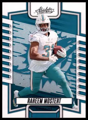 Raheem Mostert 2023 Panini Absolute Retail #40 Miami Dolphins - Football Card Single