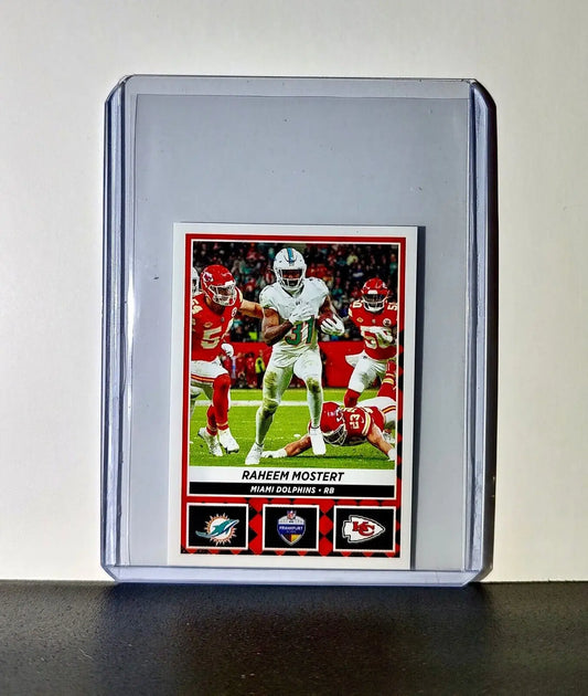 Raheem Mostert 2024 Panini NFL Sticker #13 Frankfurt Games Miami Dolphins - Football Card Single