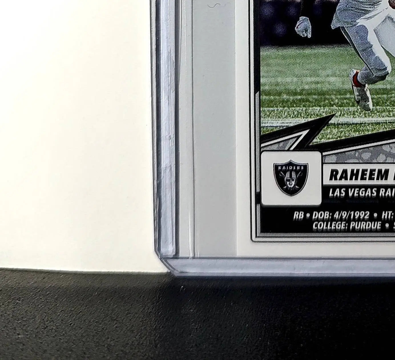 Raheem Mostert 2025 Panini NFL #265 Sticker Las Vegas Raiders