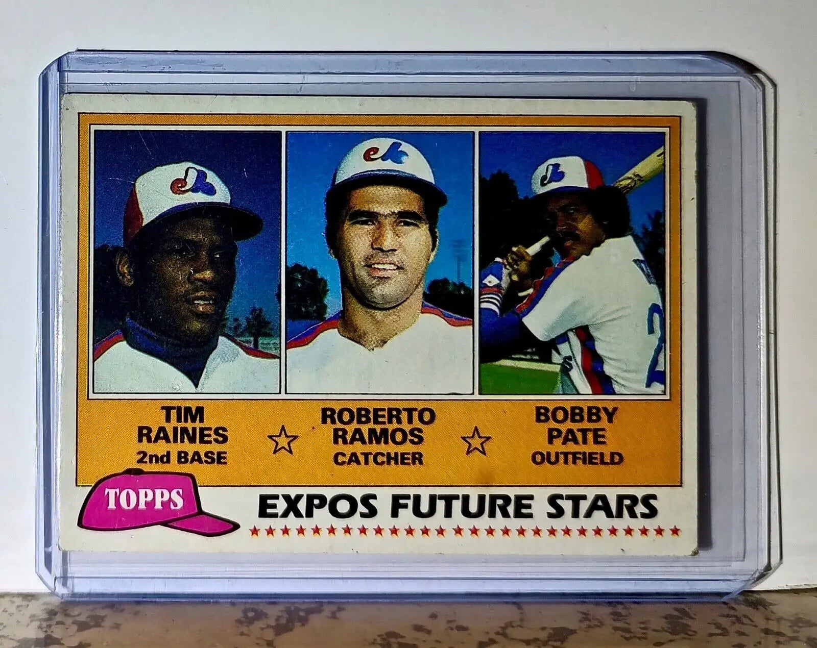 Raines / Ramos / Pate 1981 Topps Future Stars MLB #479 Card Montreal Expos - Baseball Card Single