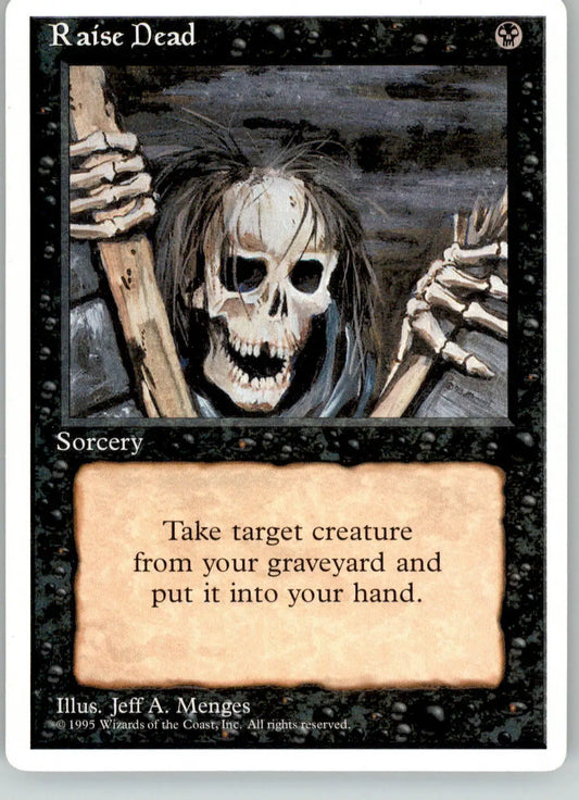 Raise Dead - Fourth Edition ALTERNATE - LP Magic: The Gathering - Magic Card Single
