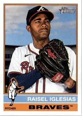 Raisel Iglesias - 2025 Topps Heritage - #284 - Baseball - Baseball Card Single