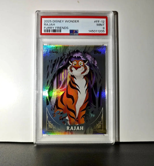 Rajah 2025 Topps Disney #FF-12 Furry Friends Card Aladdin PSA 9 - Non-Sports Card Single