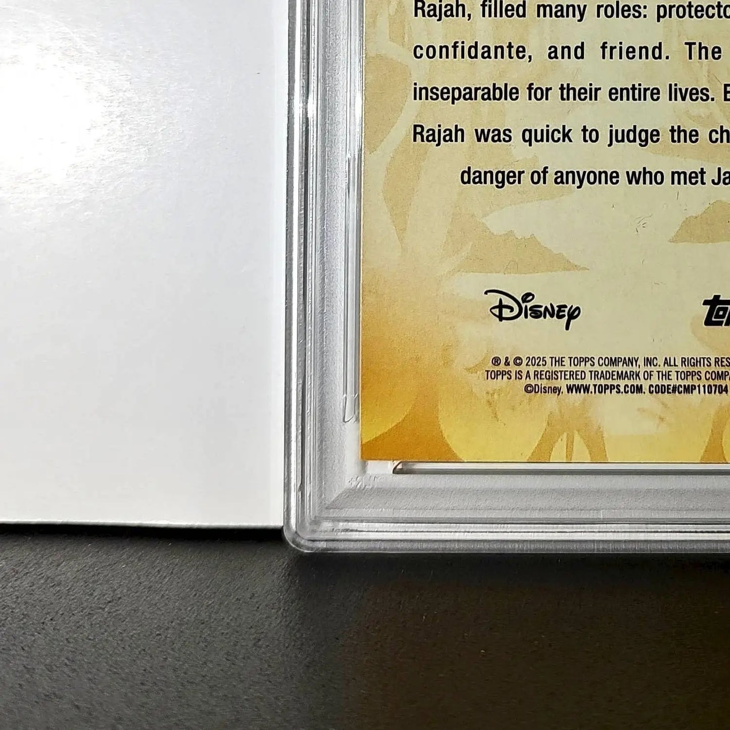Rajah 2025 Topps Disney #FF-12 Furry Friends Card Aladdin PSA 9 MT - Non-Sports Card Single