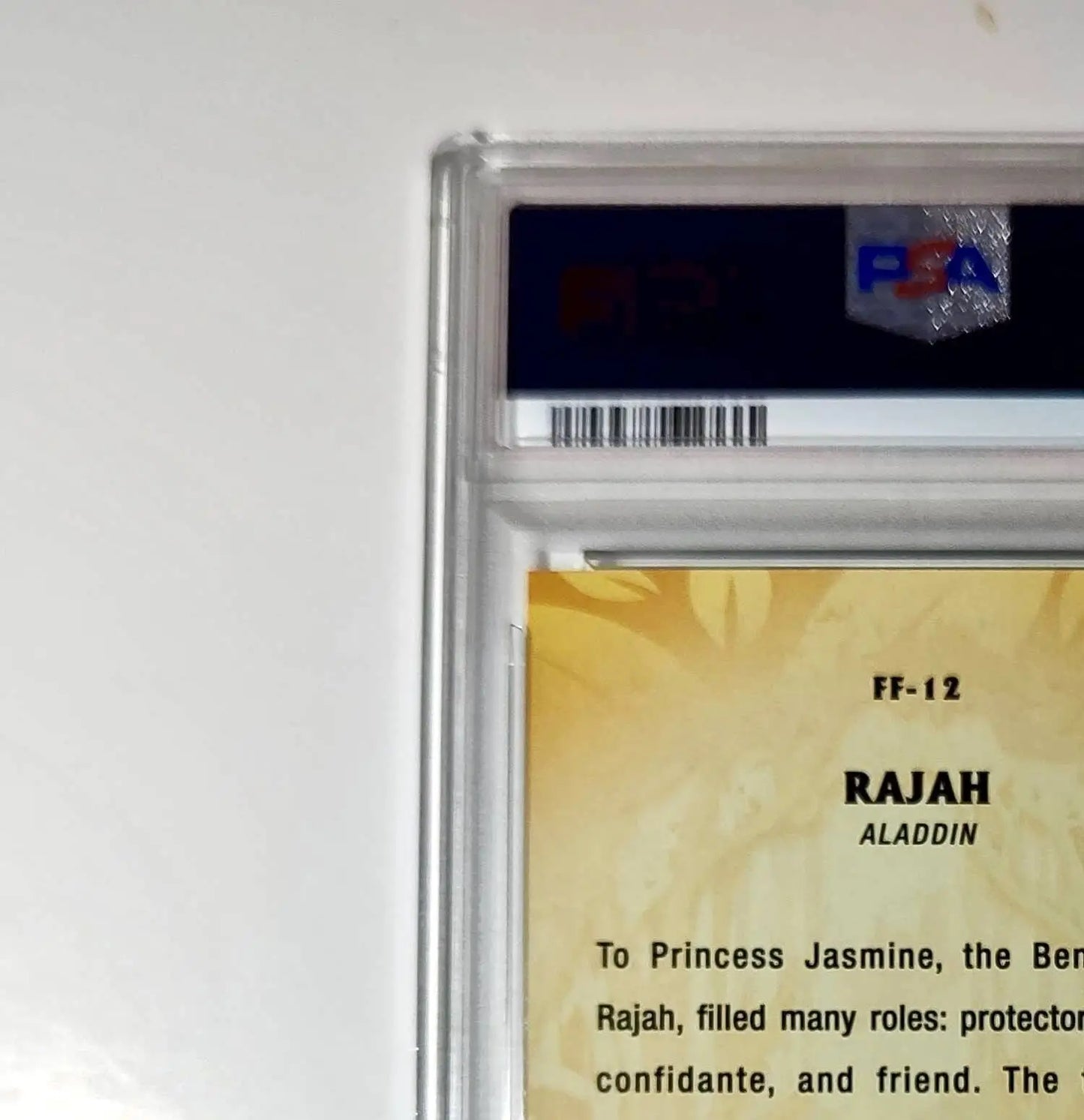 Rajah 2025 Topps Disney #FF-12 Furry Friends Card Aladdin PSA 9 - Non-Sports Card Single