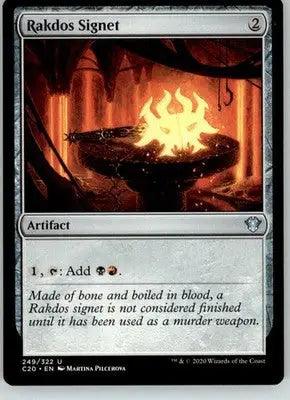 Rakdos Signet - Commander 2020 - 249 - MP Magic: The Gathering - Magic Card Single