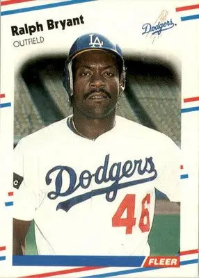 Ralph Bryant - 1988 Fleer - #510 - Baseball - Baseball Card Single