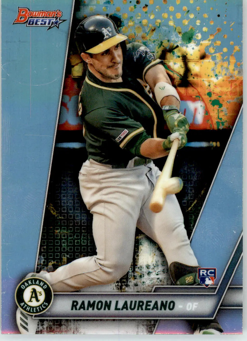 Ramon Laureano - 2019 Bowman’s Best - #66 - Refractor Baseball - Baseball Card Single