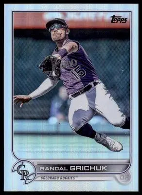 Randal Grichuk 2022 Topps Update Rainbow Foil #US27 Colorado Rockies - Baseball Card Single