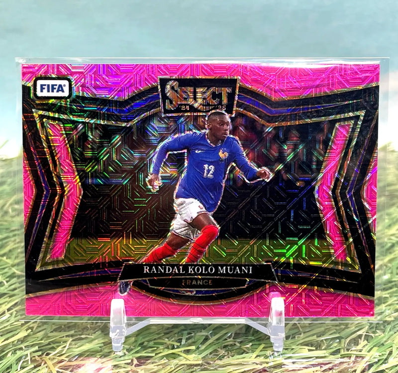 Randal Kolo Muani 2024-25 Select FIFA #223 Field Level Pink Mojo Prizm /299 - Soccer Card Single