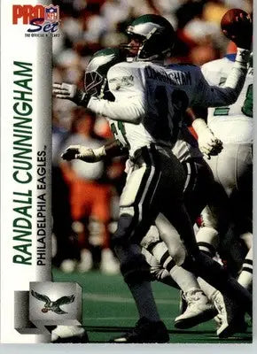 Randall Cunningham - 1992 Pro Set - #611 - Football - Football Card Single