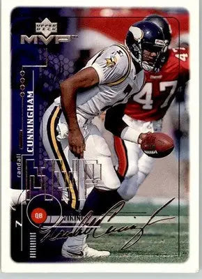 Randall Cunningham - 1999 Upper Deck MVP - #102 - Silver Script Football - Football Card Single