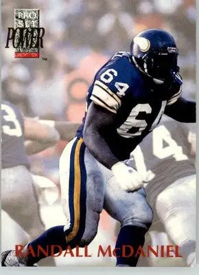 Randall McDaniel - 1992 Pro Set Power - #64 - Football - Football Card Single