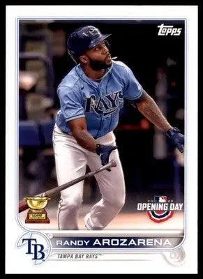 Randy Arozarena 2022 Topps Opening Day #51 Tampa Bay Rays - Baseball Card Single
