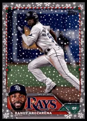 Randy Arozarena 2023 Topps Holiday Metallic #H148 Tampa Bay Rays - Baseball Card Single
