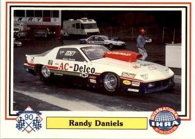 Randy Daniels - 1990 Checkered Flag IHRA - #90 - Racing - Racing Card Single