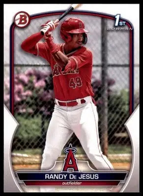 Randy De Jesus 2023 Bowman Prospects #BP-19 Los Angeles Angels - Baseball Card Single
