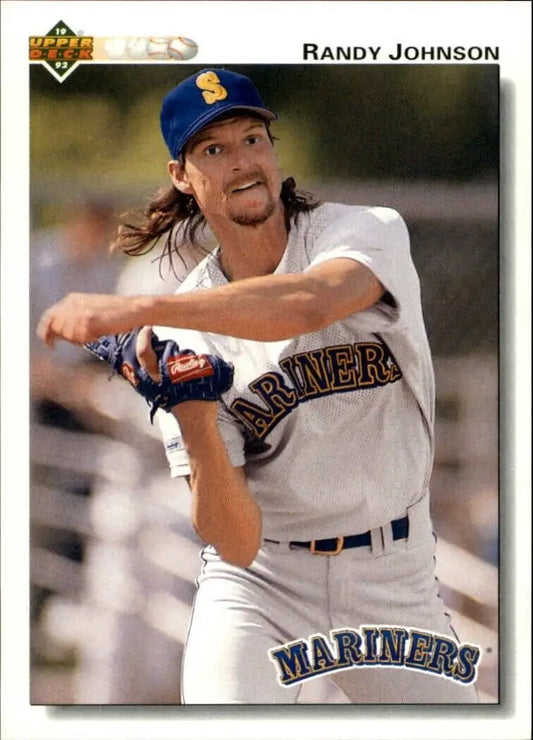 Randy Johnson 1992 Upper Deck MLB #164 Baseball Card Seattle Mariners - Baseball Card Single