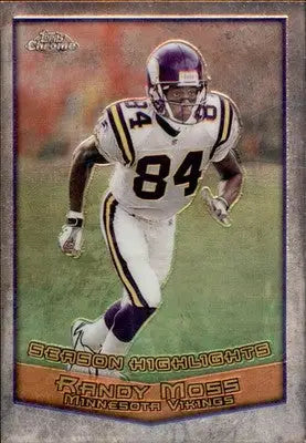 Randy Moss - 1999 Topps Chrome - #126 - Football - Football Card Single