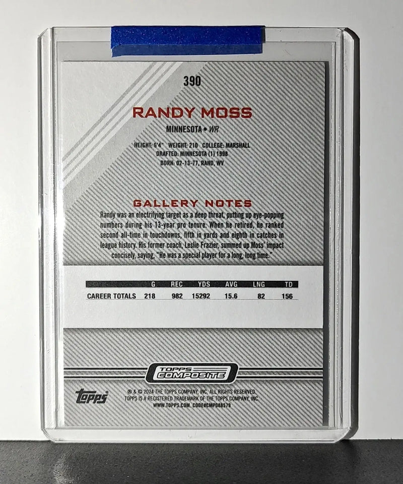 Randy Moss 2023 Topps Gallery NFL #390 Card Minnesota Vikings - Football Card Single